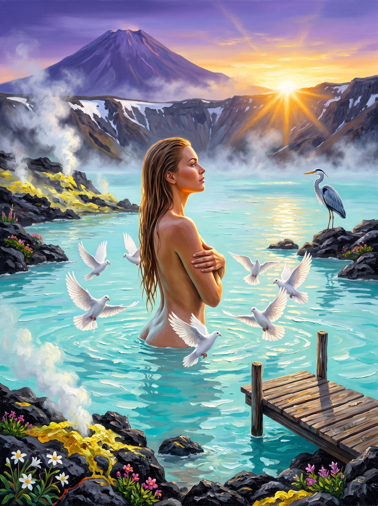 Doves Over The Crater