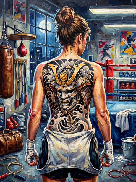 Samurai On The Heavy Bag