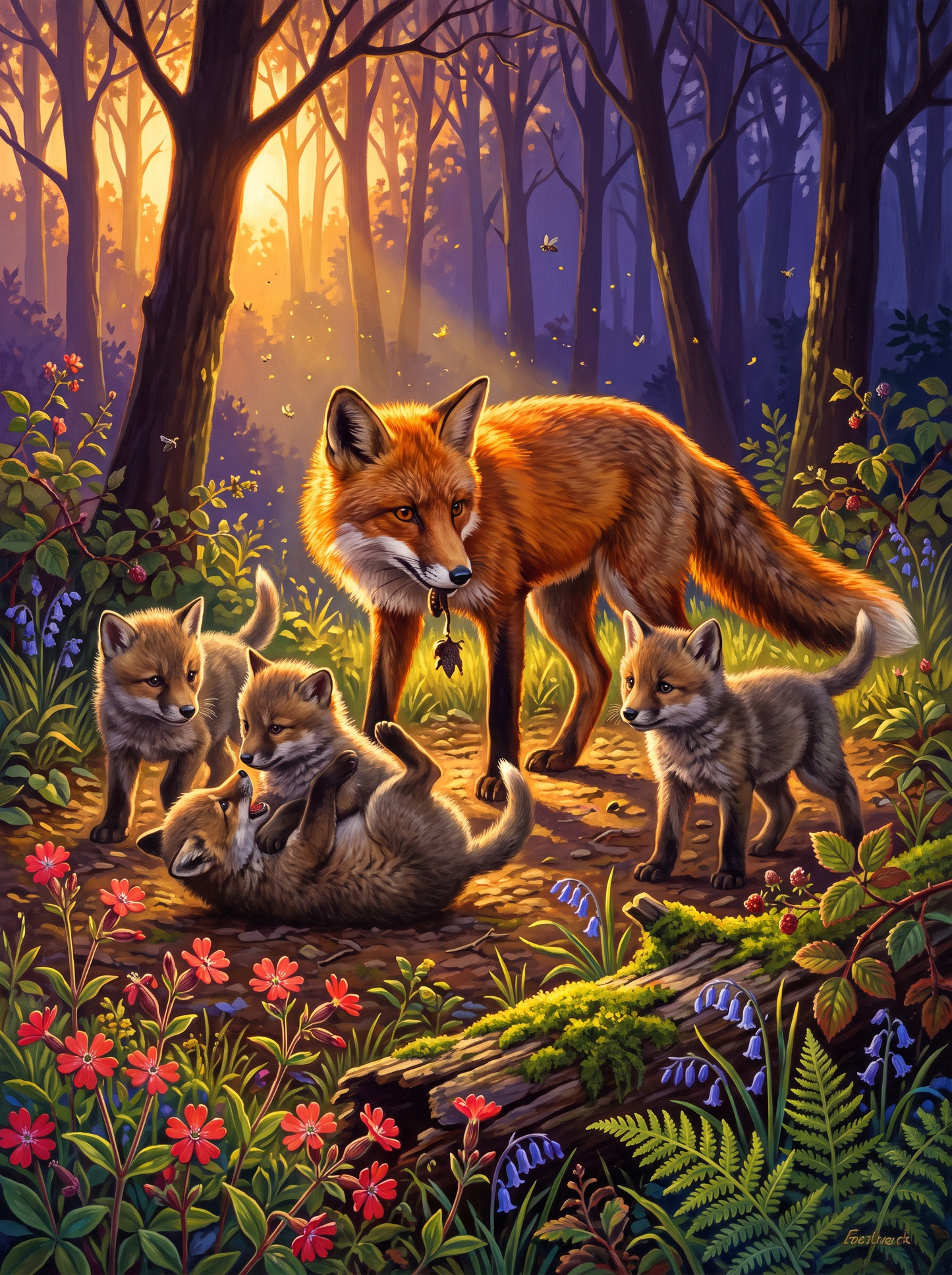 Red Fox Doing Her Best