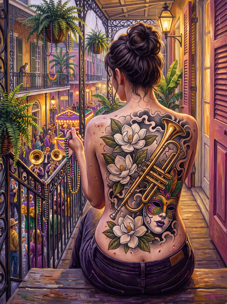 New Orleans Balcony Parade