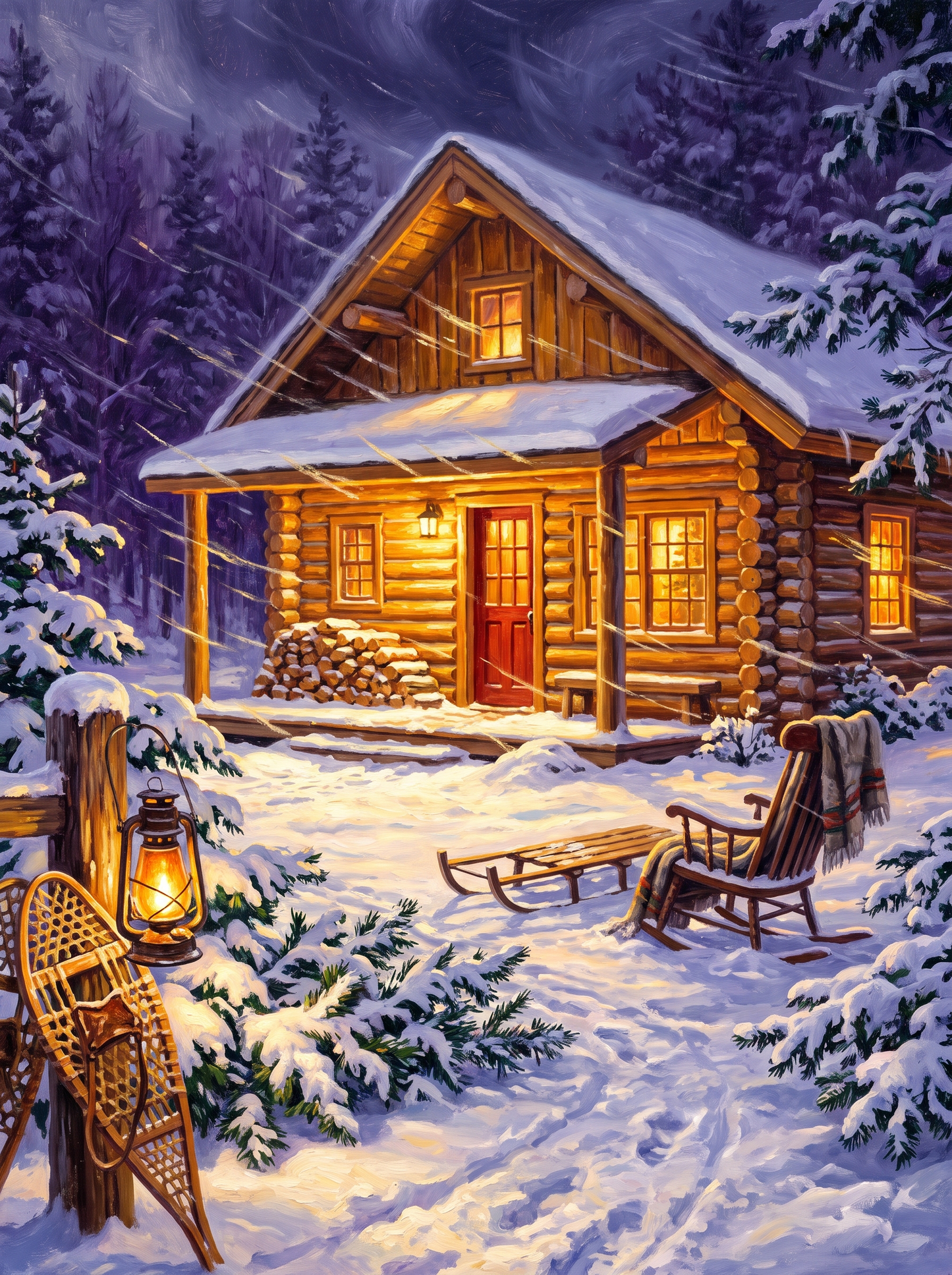 Cabin In The Blizzard