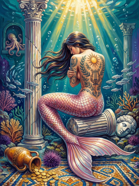 The Mermaid Of The Sunken Temple