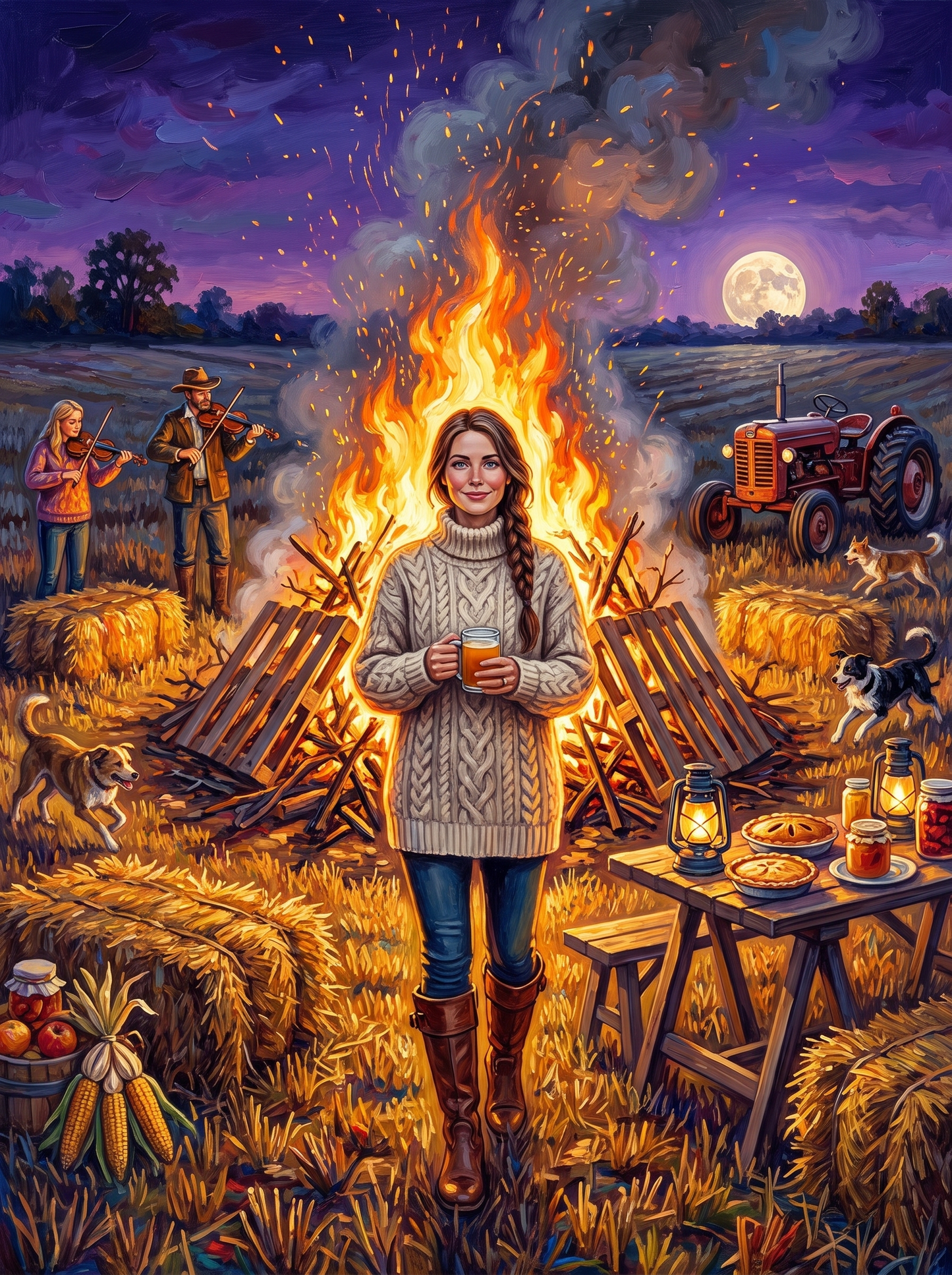Bonfire After The Harvest