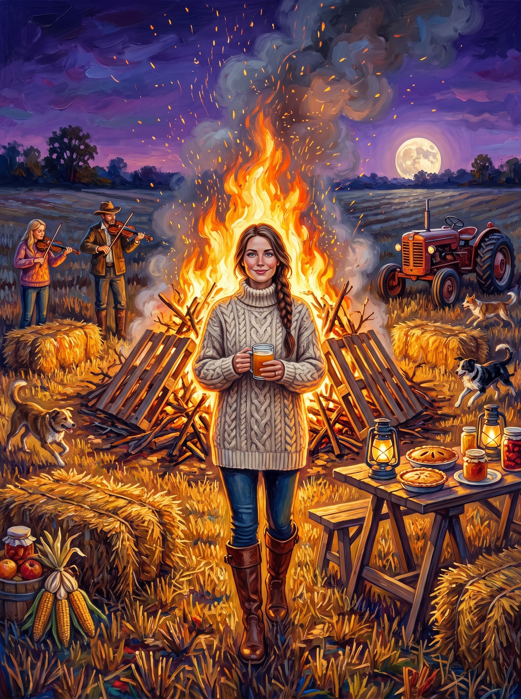 Bonfire After The Harvest