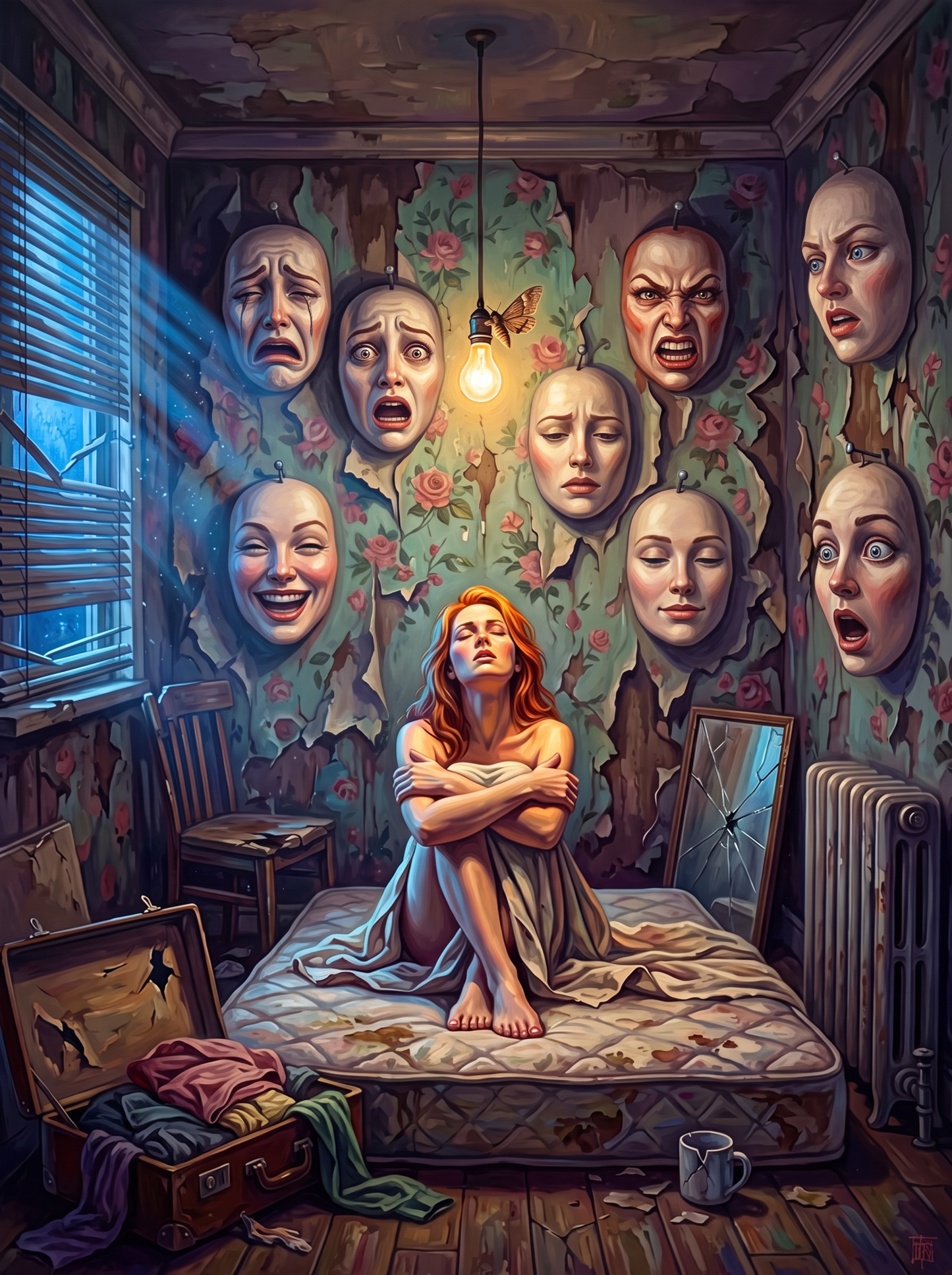 Faces In The Wallpaper