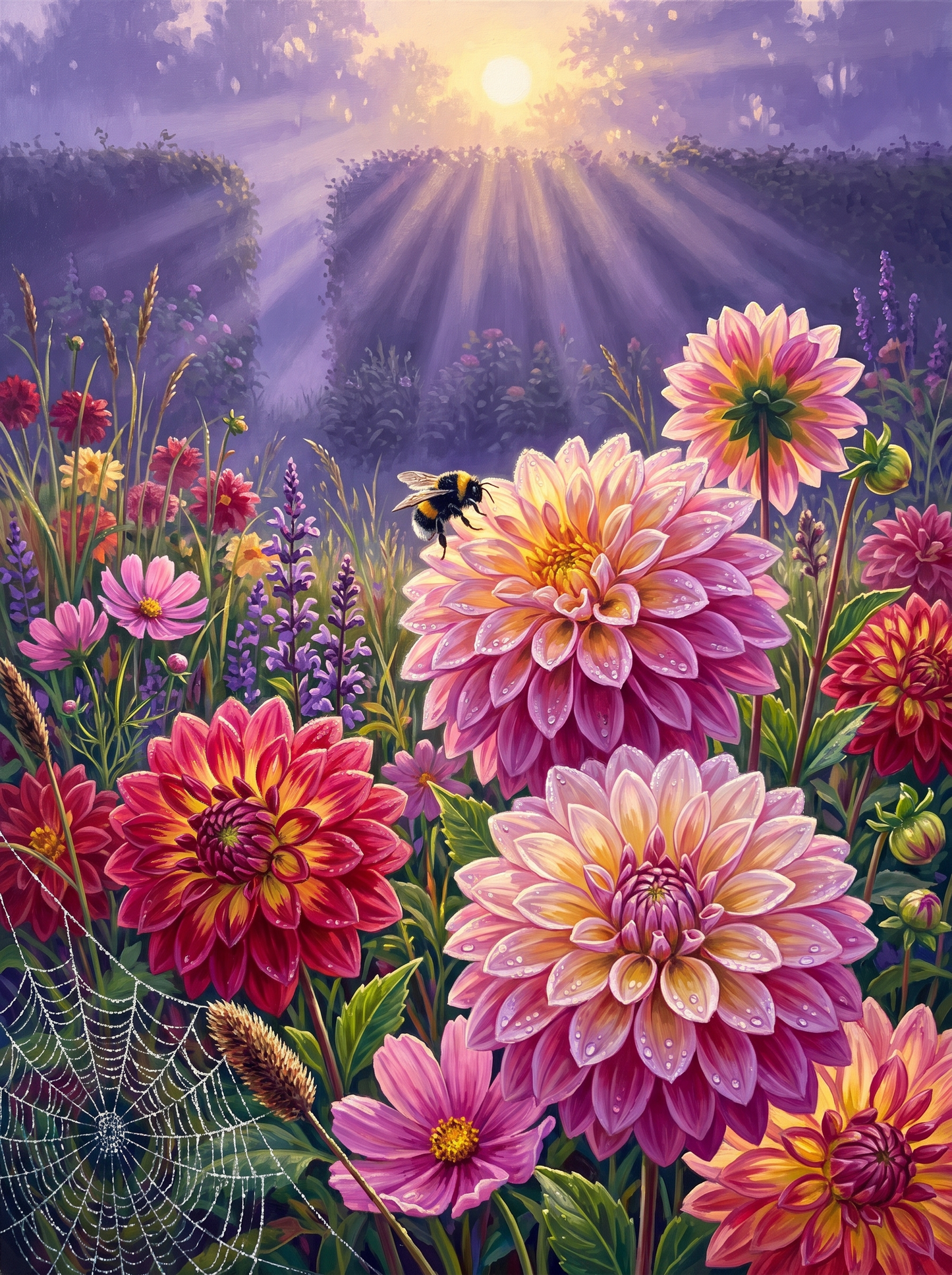 Dahlias Before Anyone Wakes