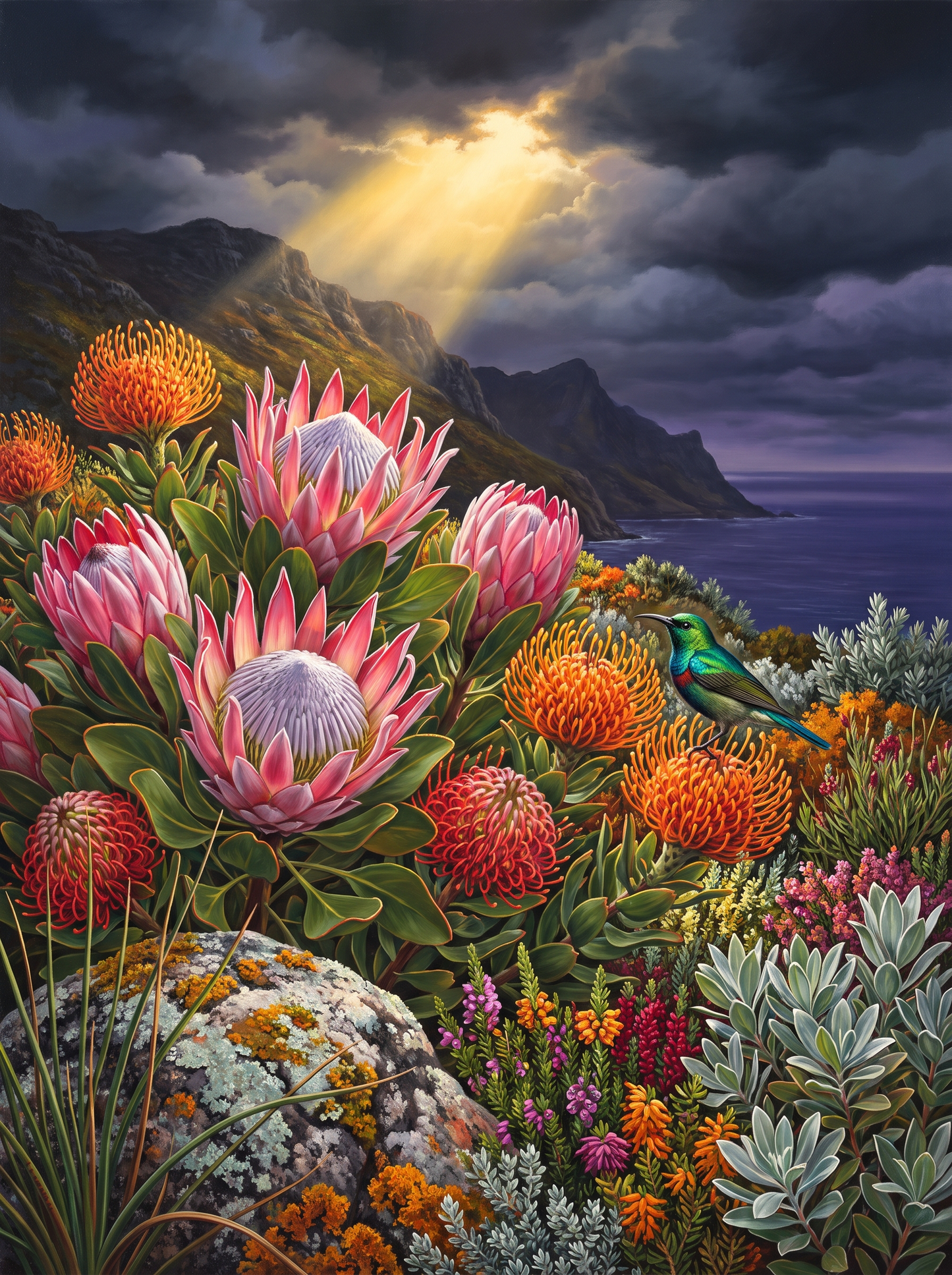 Cape Protea Holds The Line