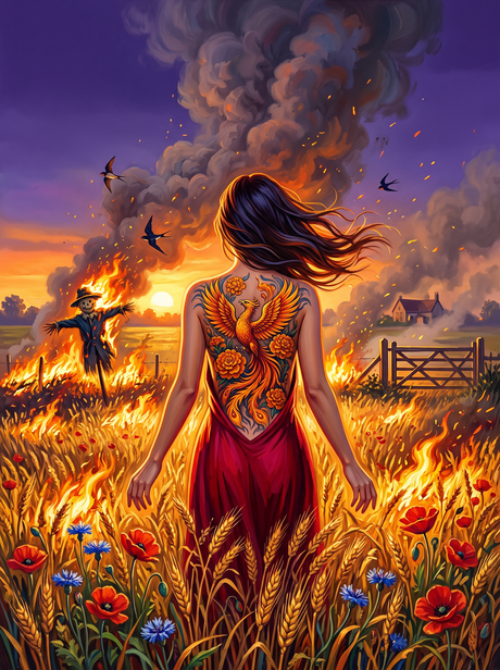 Phoenix In The Wheat Field