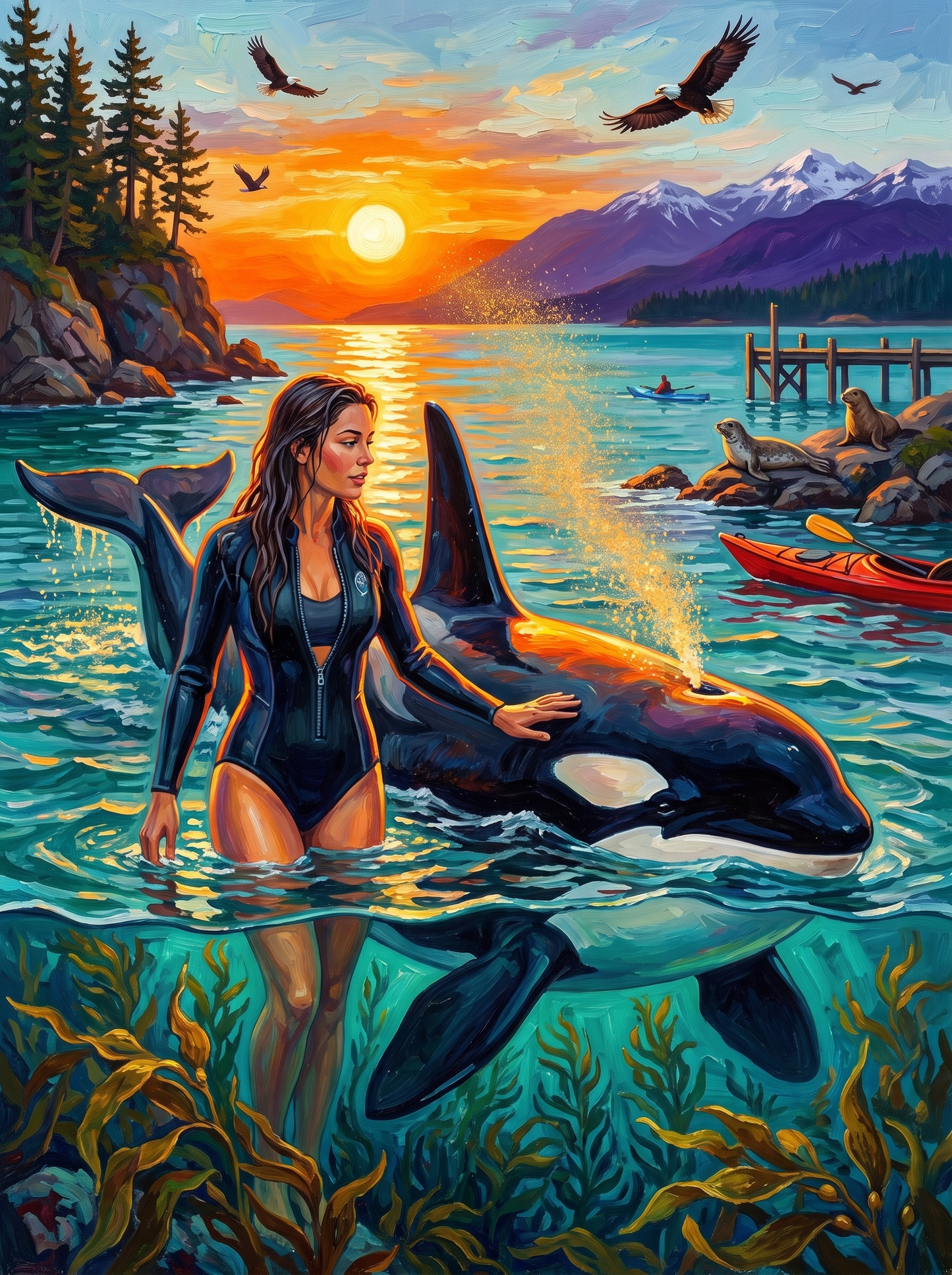 Orca In The Shallows