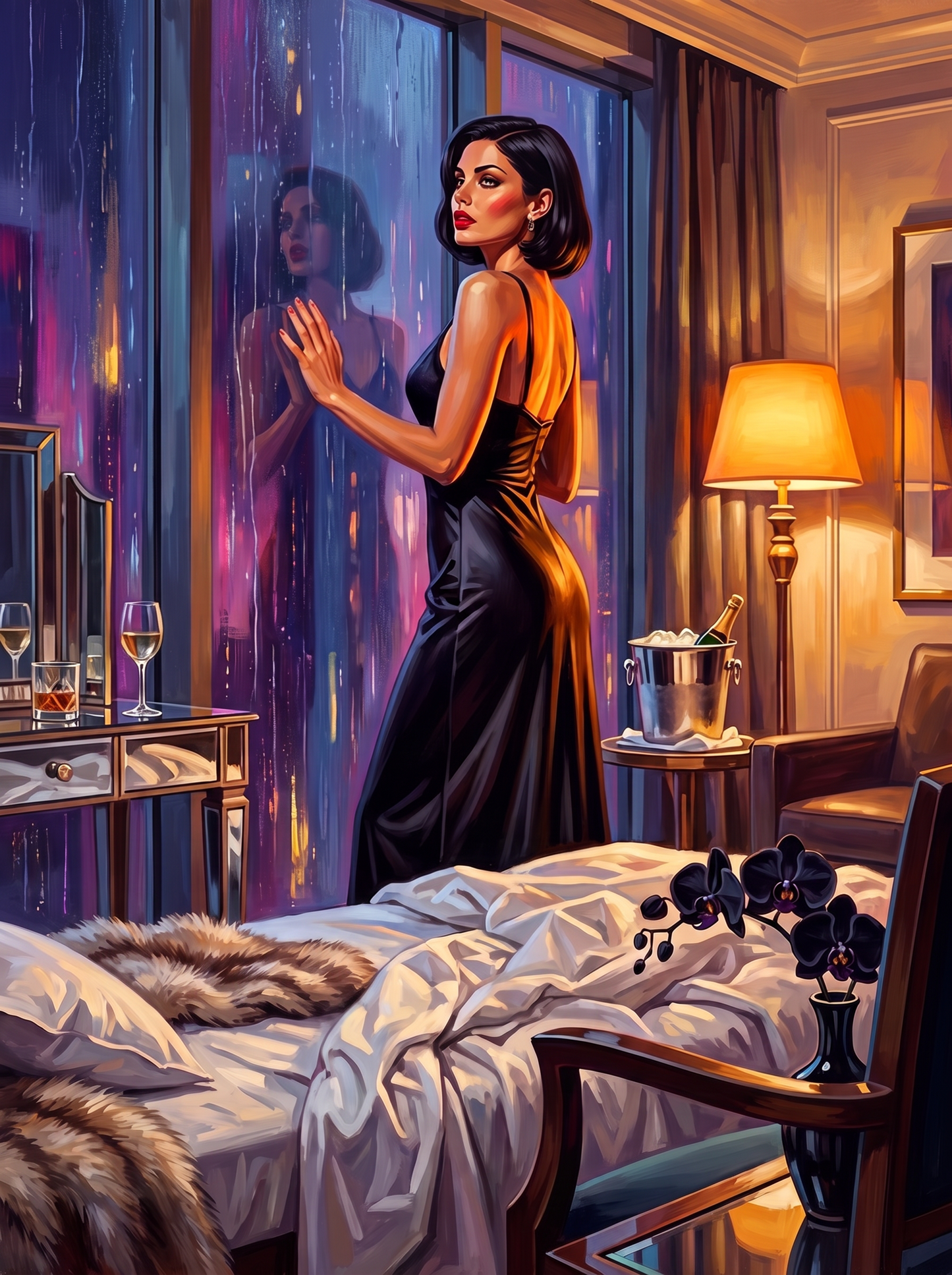 Room Service In The Neon Rain
