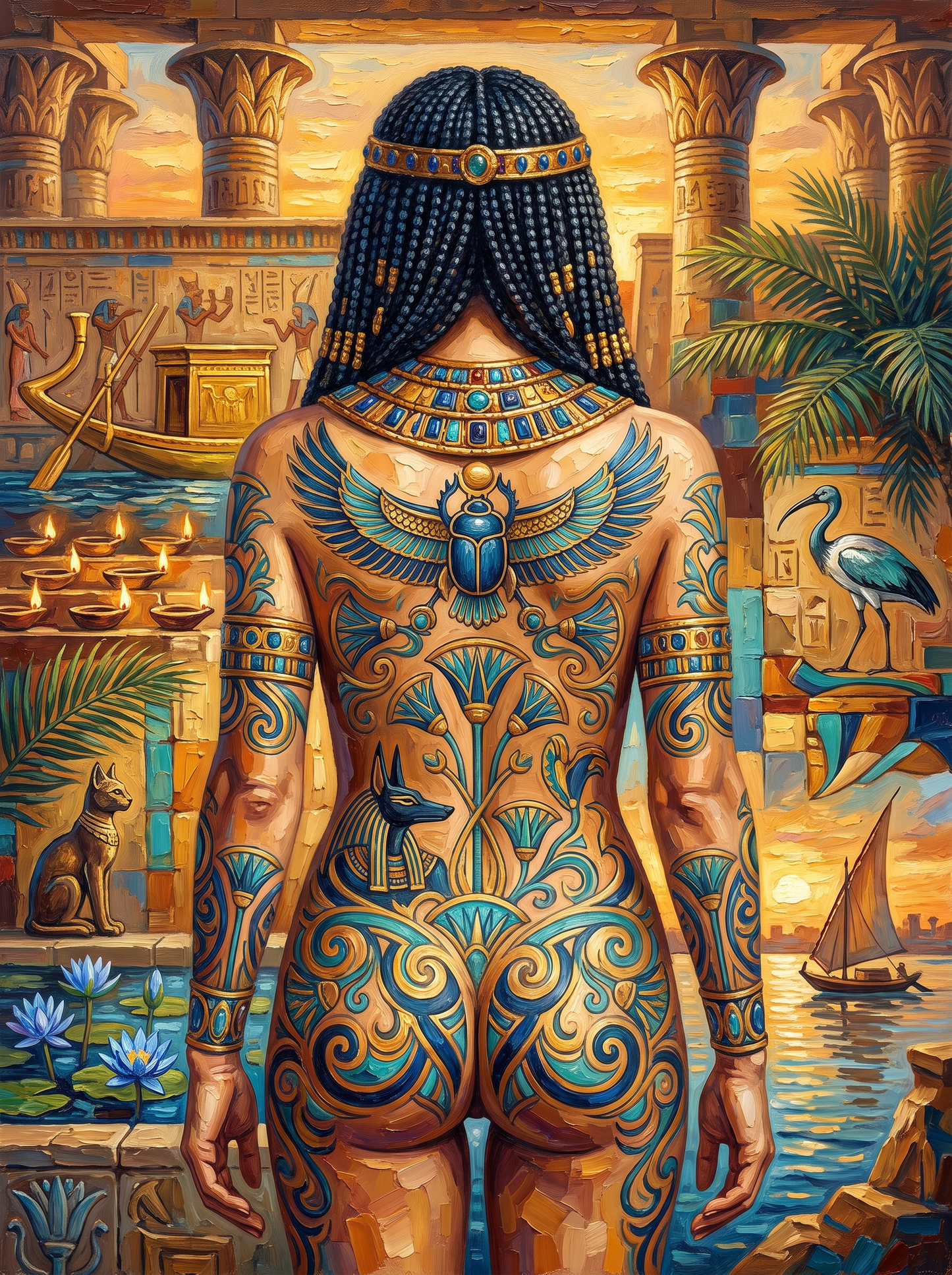Scarab Wings Over Egypt
