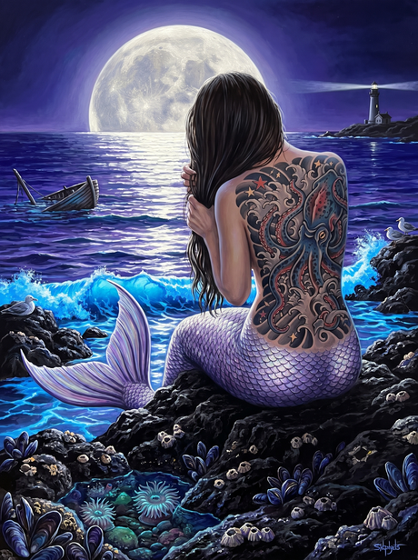 The Mermaid Wears A Kraken