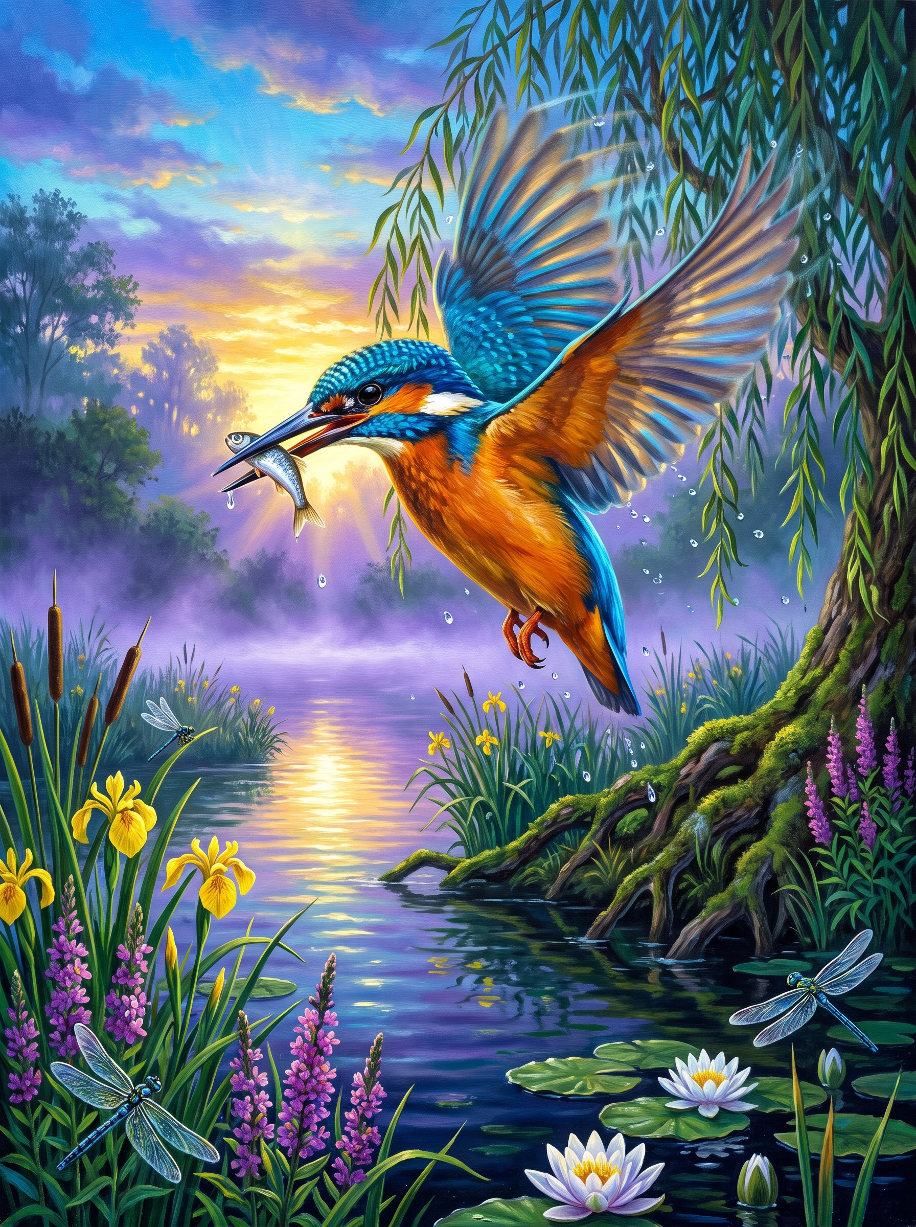 Kingfisher Caught It First Go