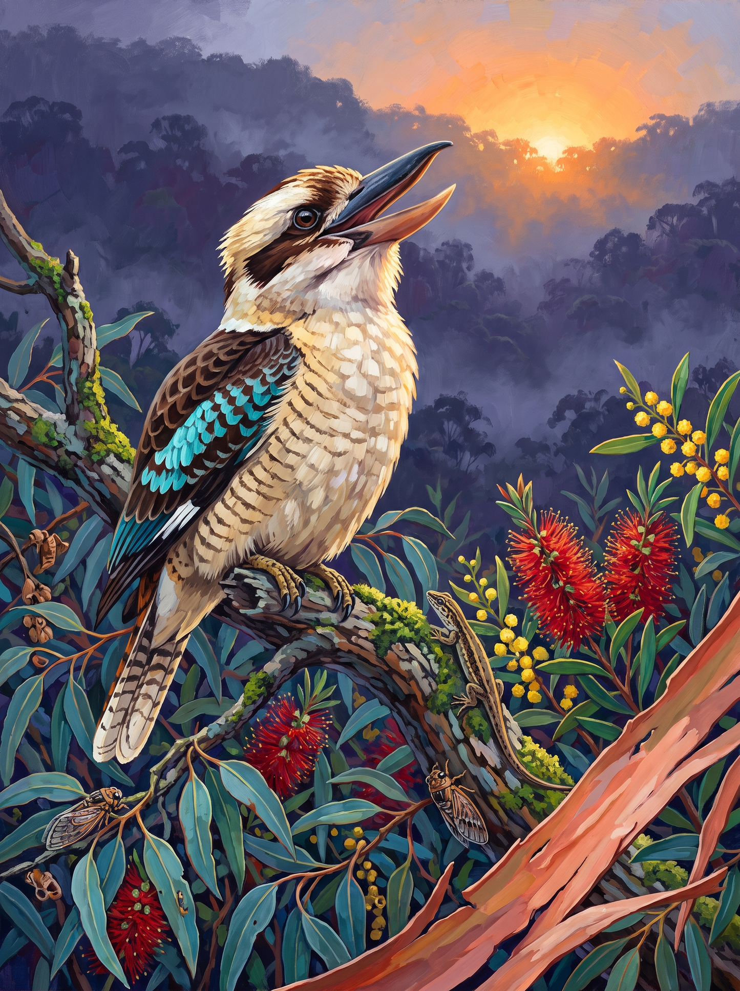Kookaburra Wakes Australia