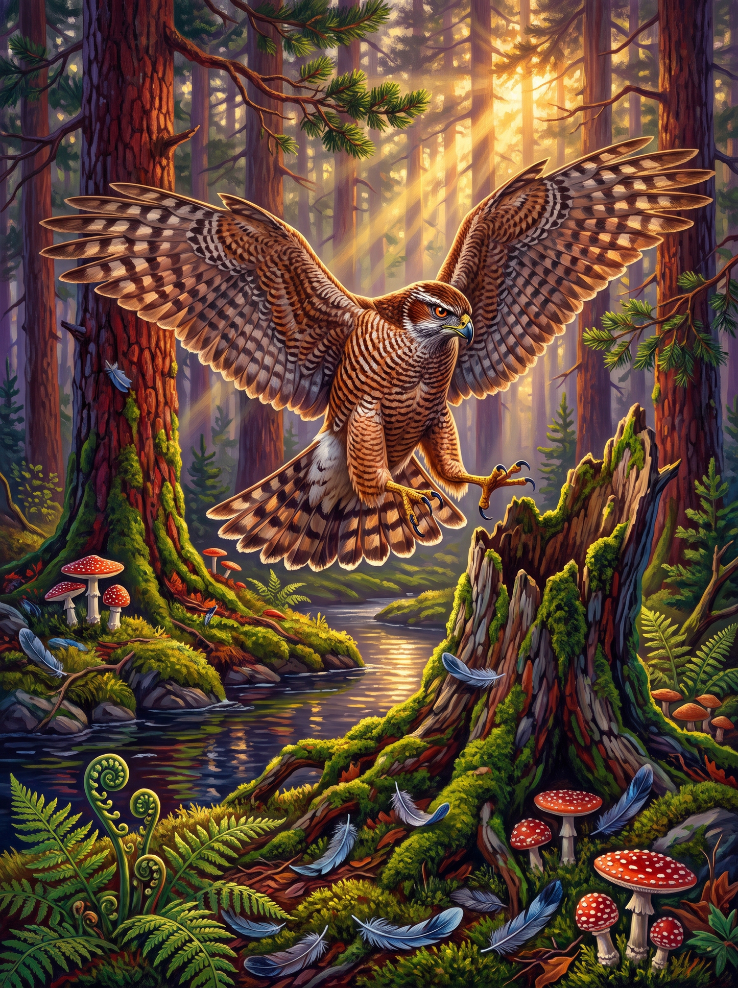 Goshawk Lands Talons First