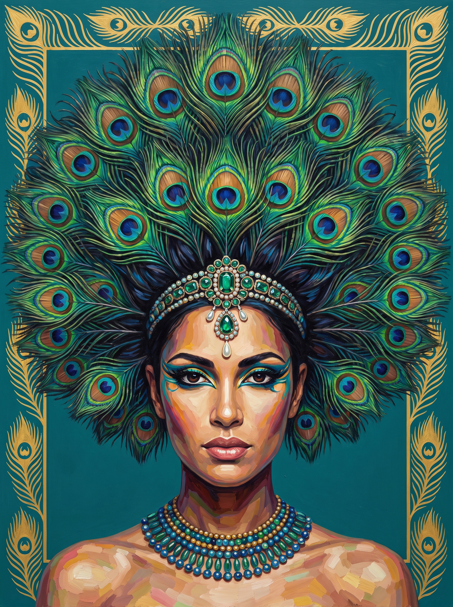 Peacock Instead Of Hair