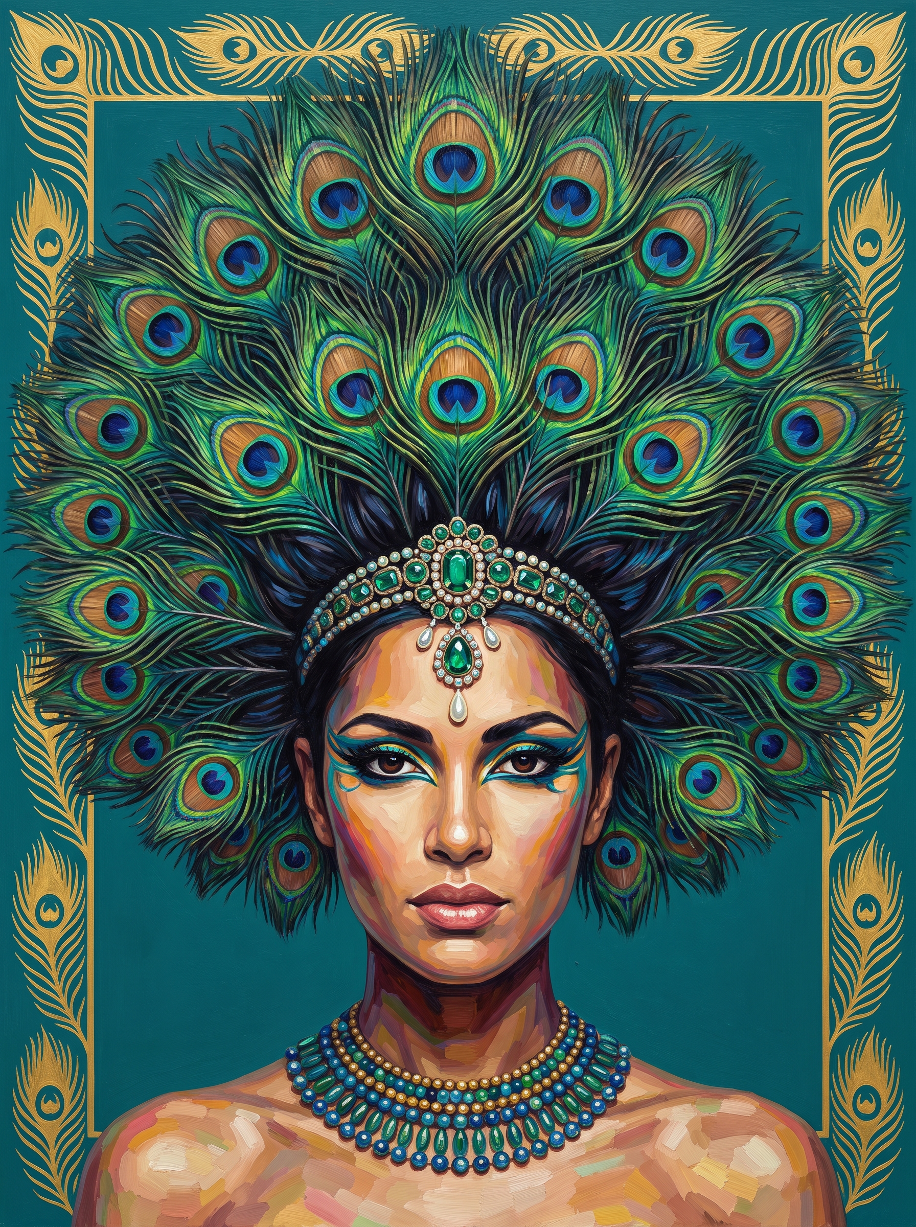 Peacock Instead Of Hair
