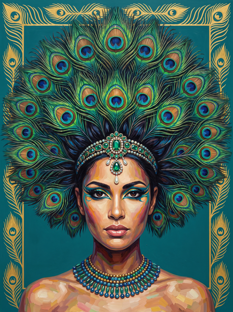 Peacock Instead Of Hair