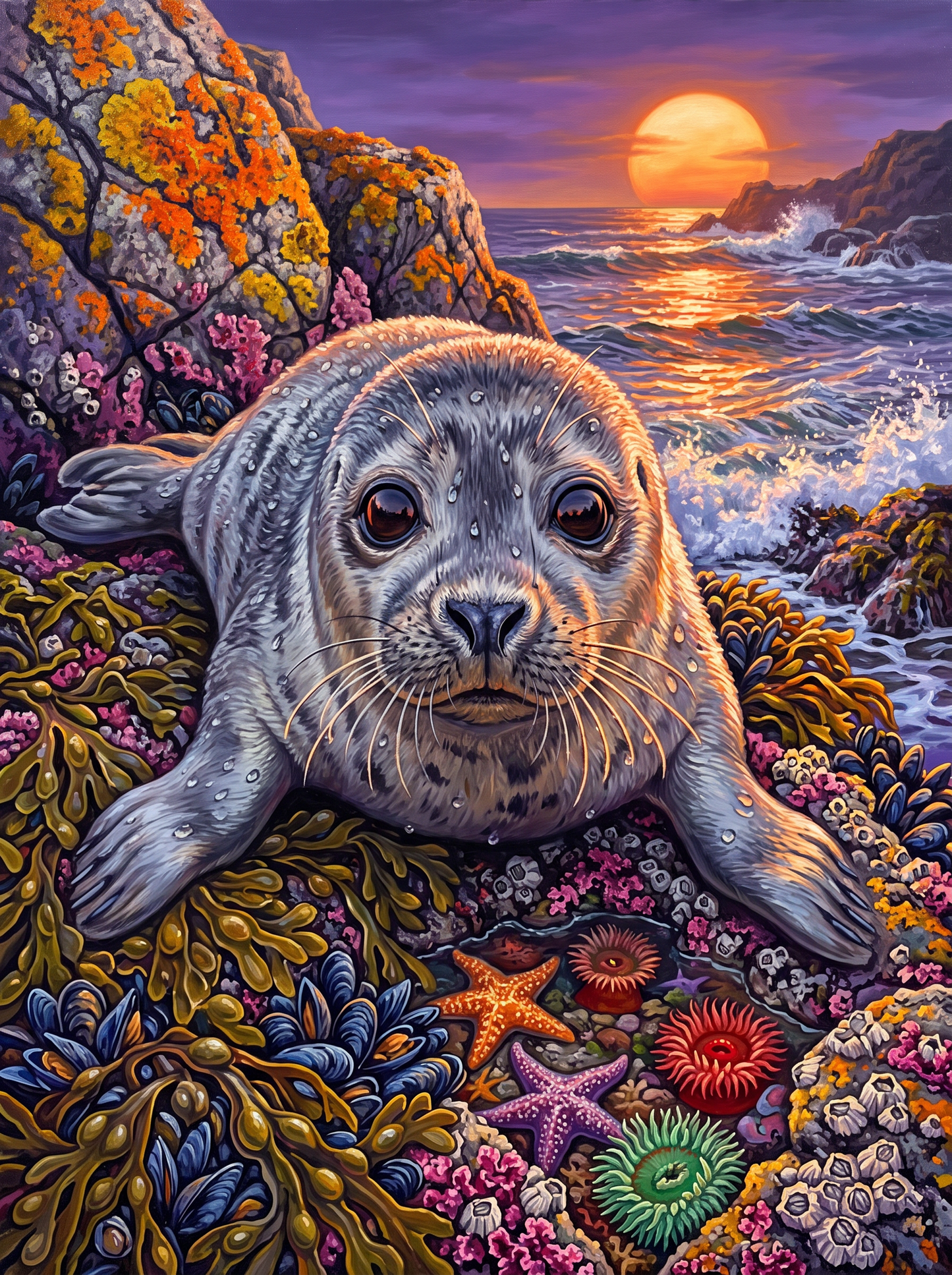 Harbour Seal Pup Works The Eyes