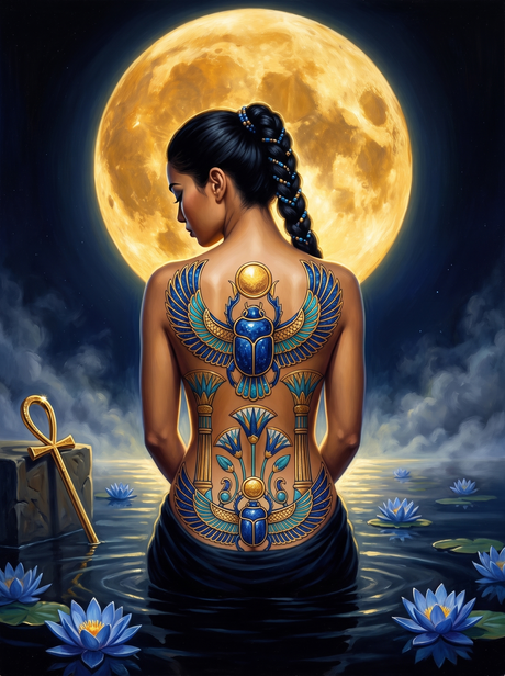 The Scarab Under A Gold Moon