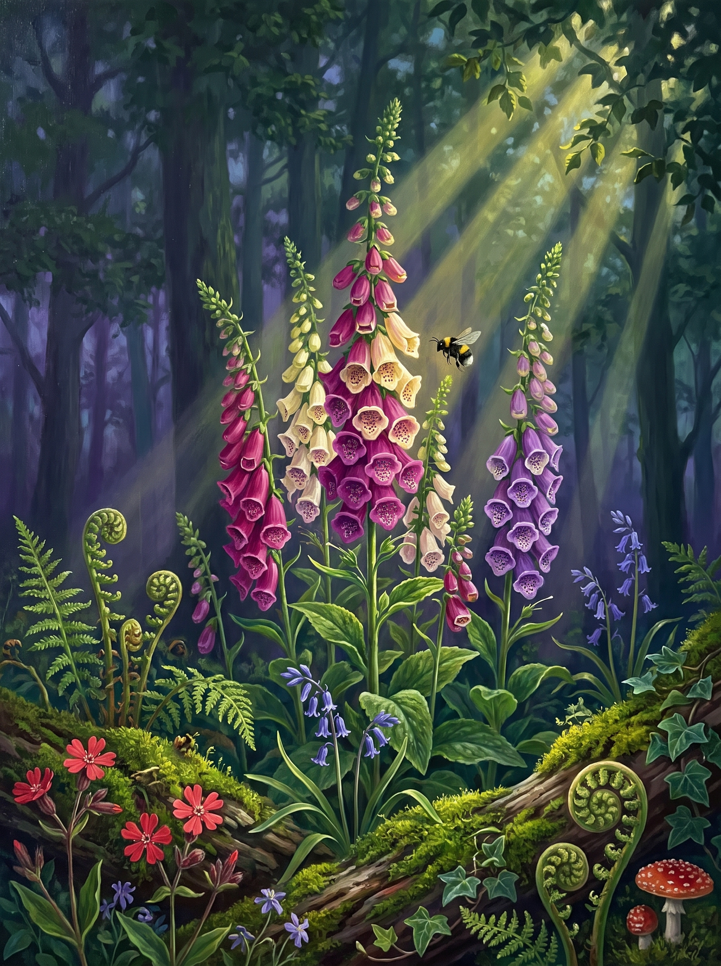Foxgloves In The Shafts