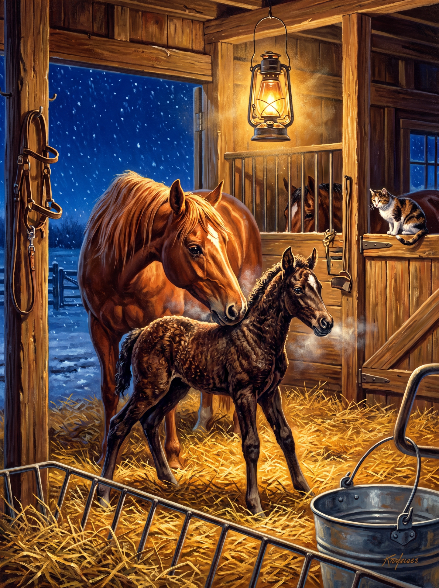 Foal Up On Wobbly Legs