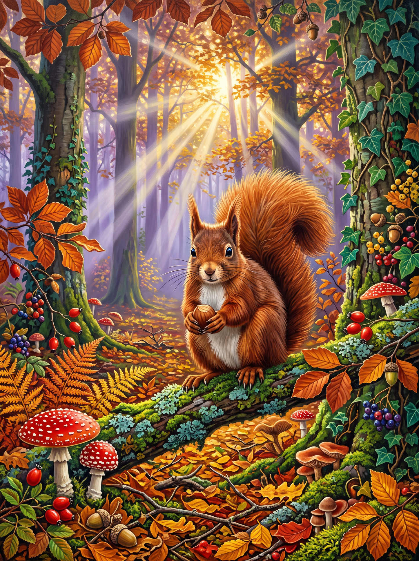 Red Squirrel Is Not Sharing