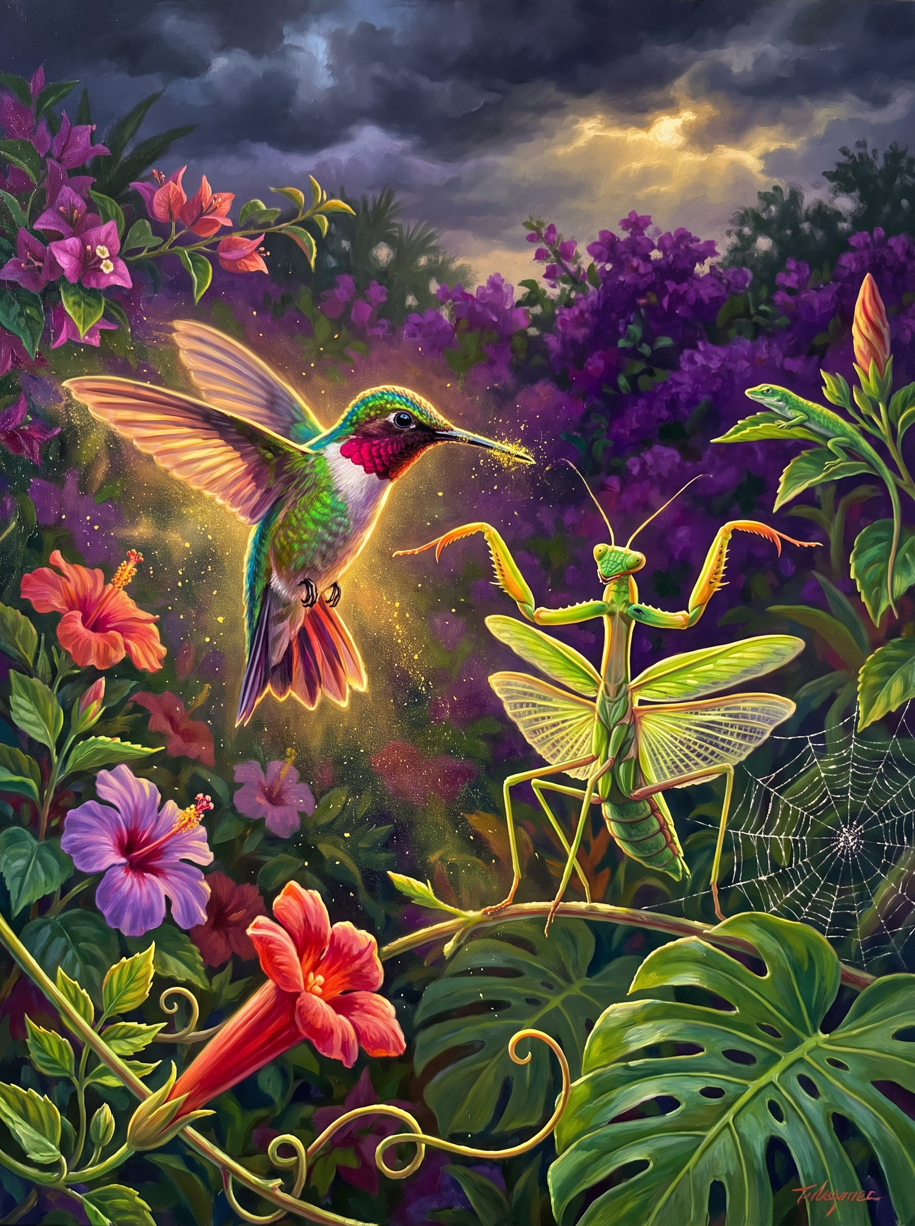 Hummingbird Meets Its Match