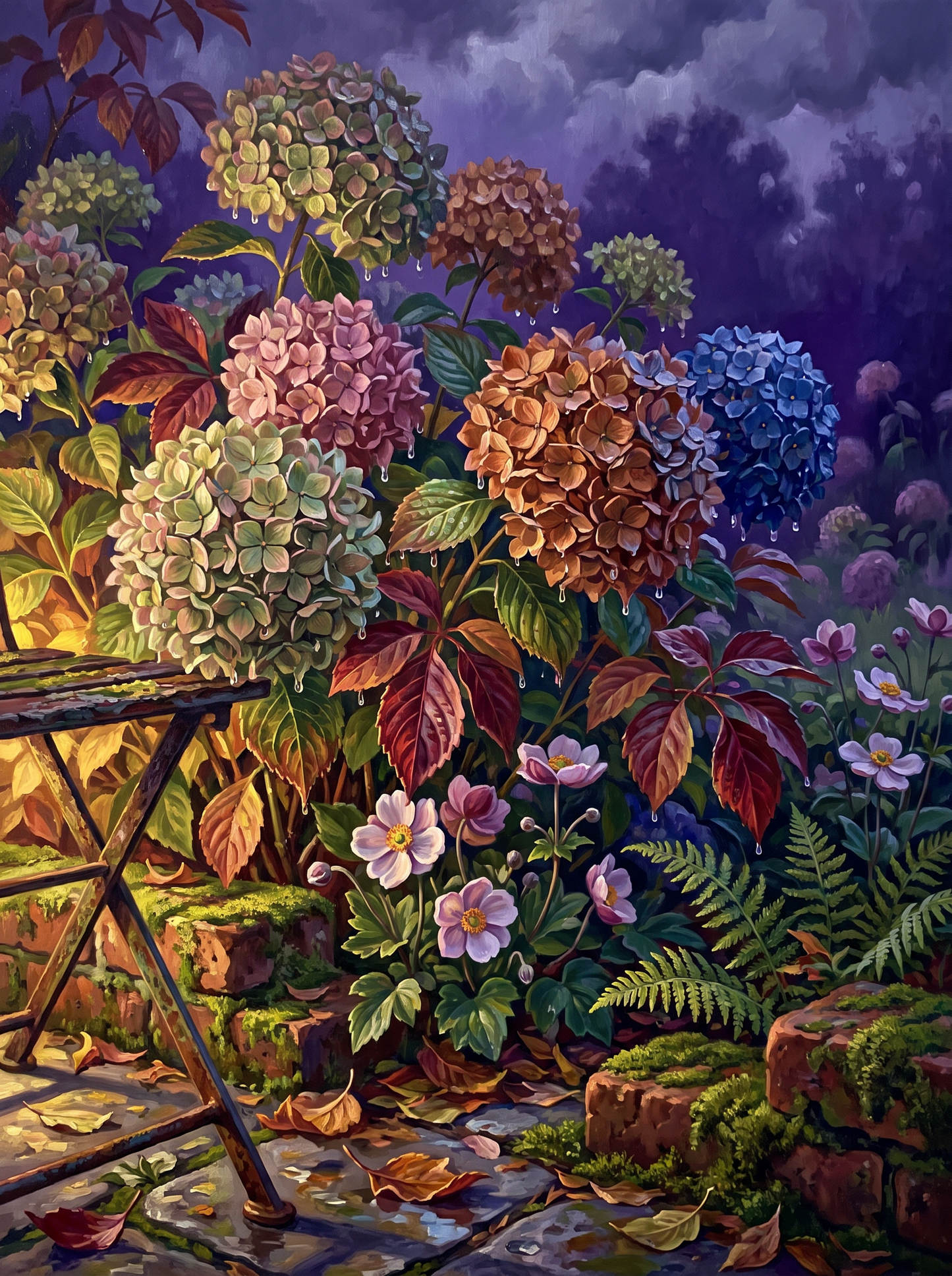 Hydrangeas Doing Autumn