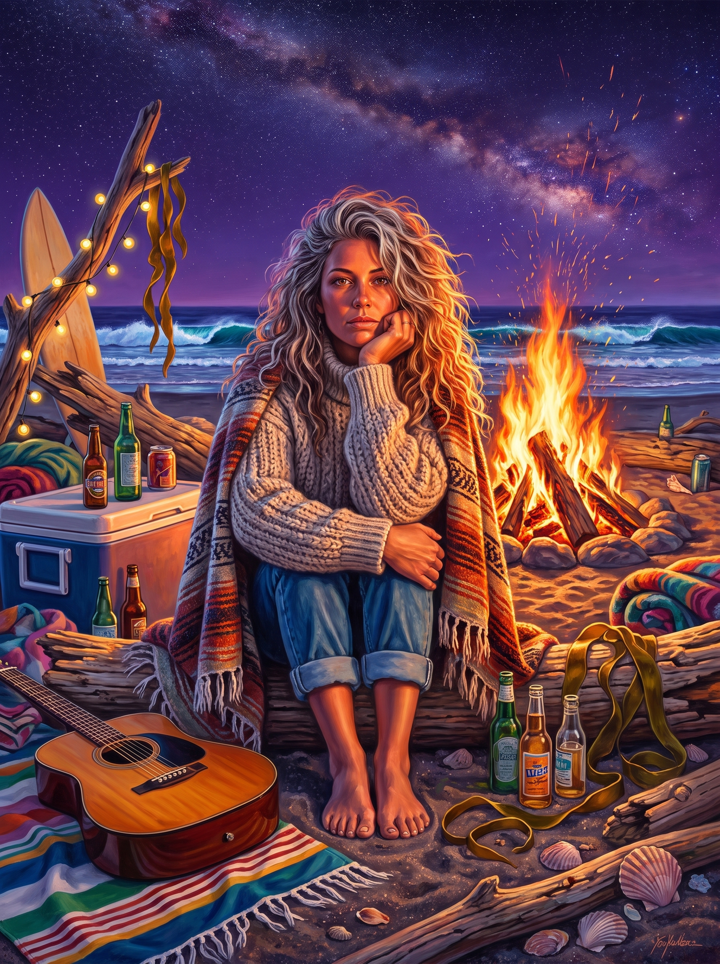 The Driftwood Fire Throws Sparks