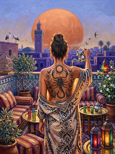 Marrakech Rooftop Scorpion