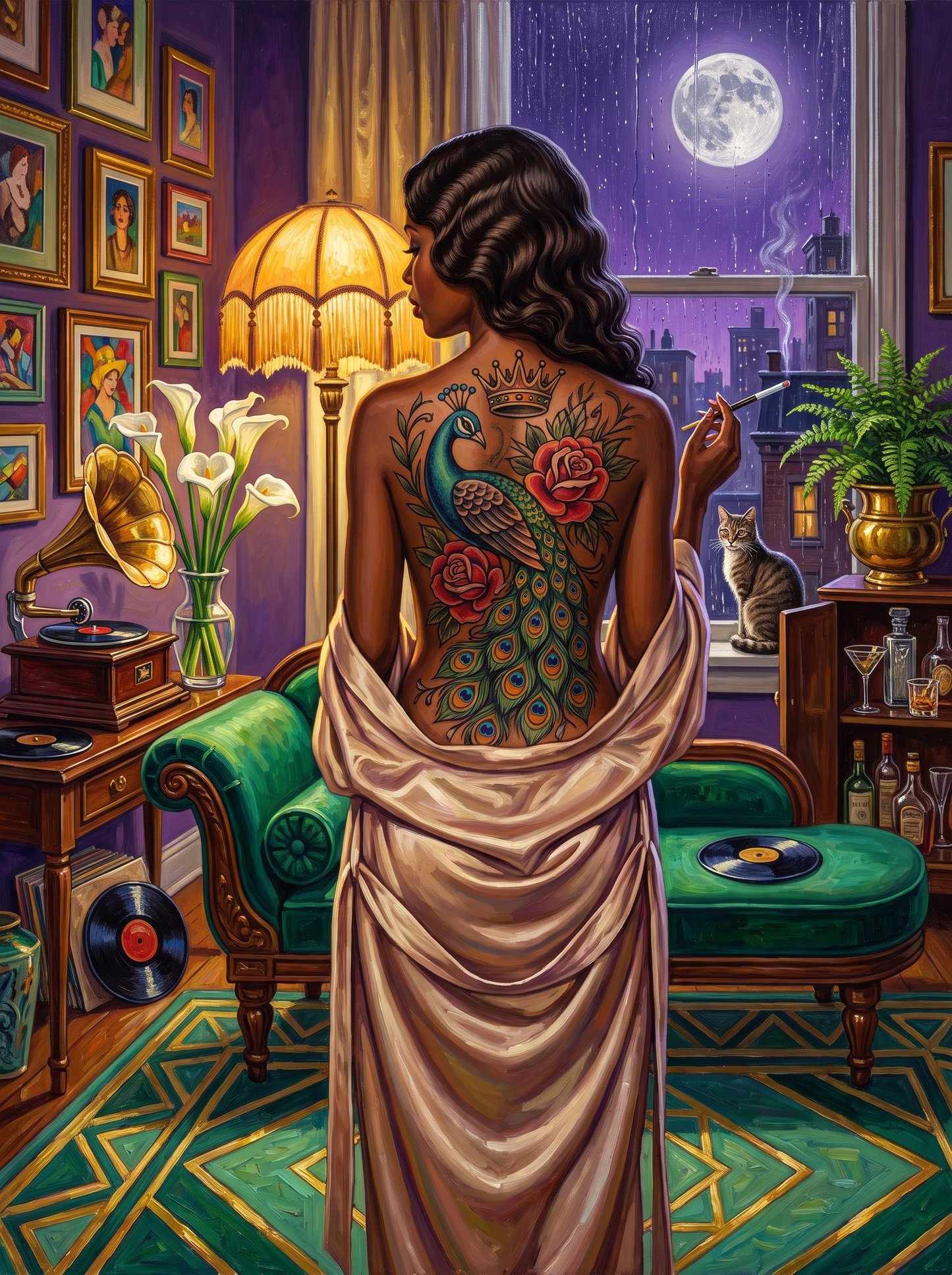 Peacock In The Good Room
