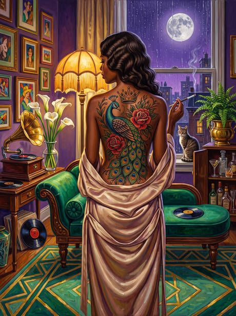 Peacock In The Good Room