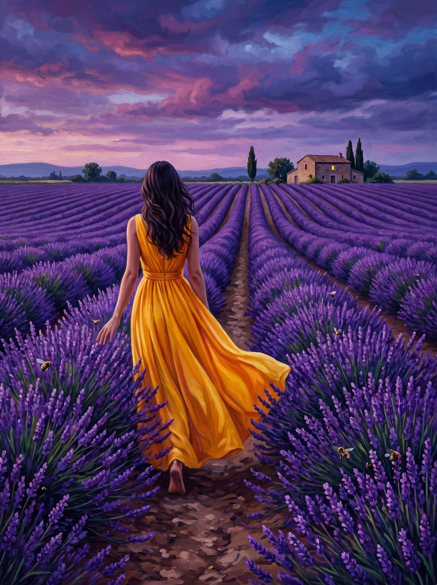 Marigold Dress In Provence
