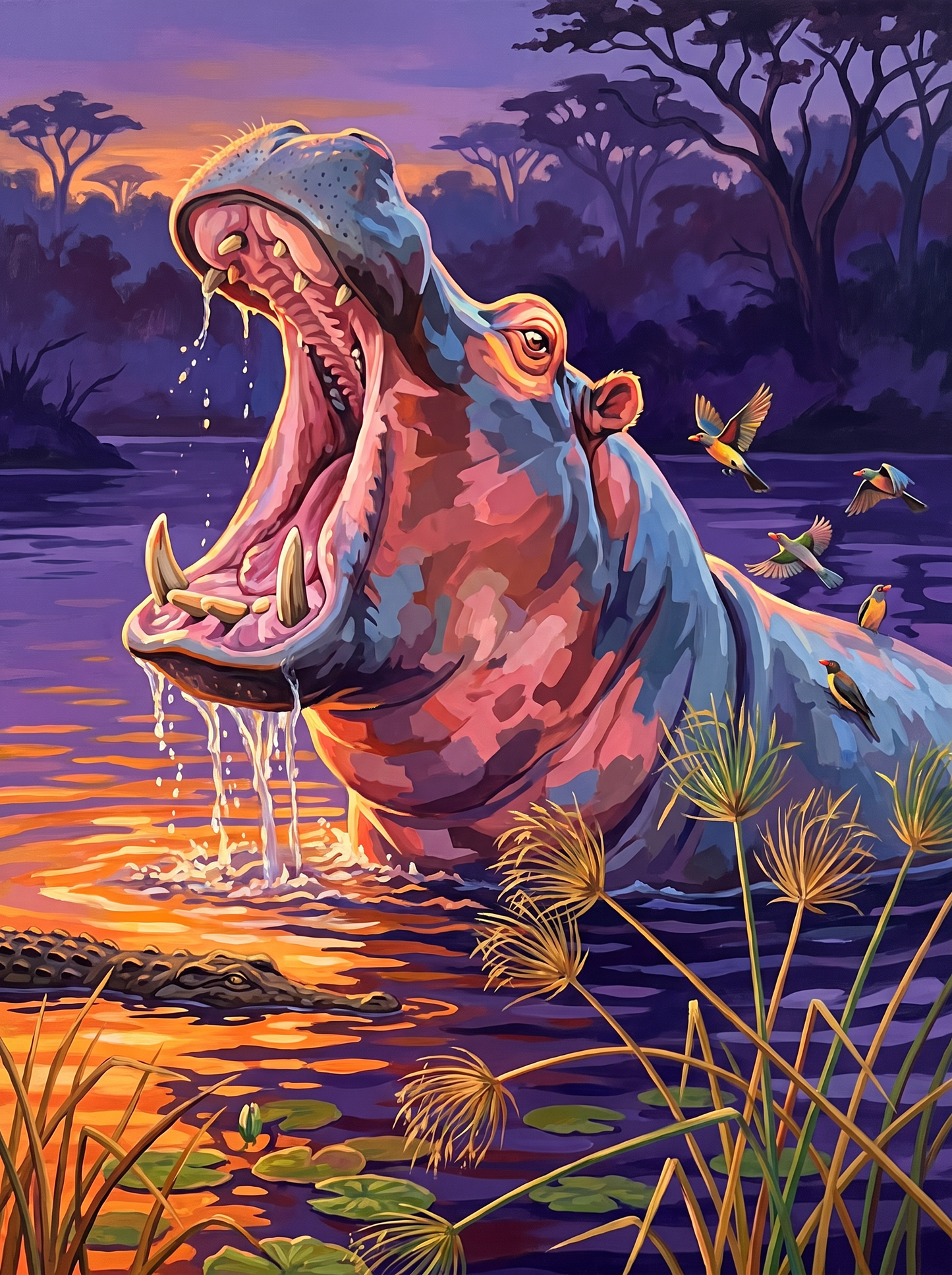 Hippo Makes A Point