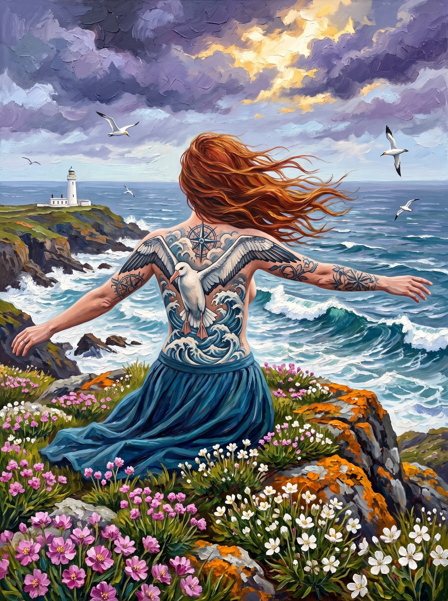 One Albatross Against The Gale