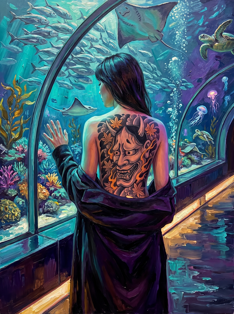 Hannya Under The Sharks