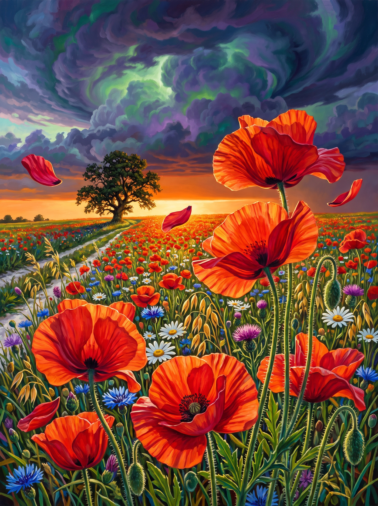 Poppies Versus The Supercell