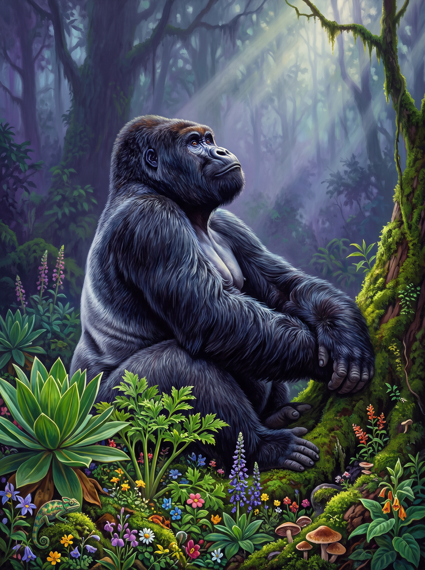 Silverback Gorilla Not Bothered