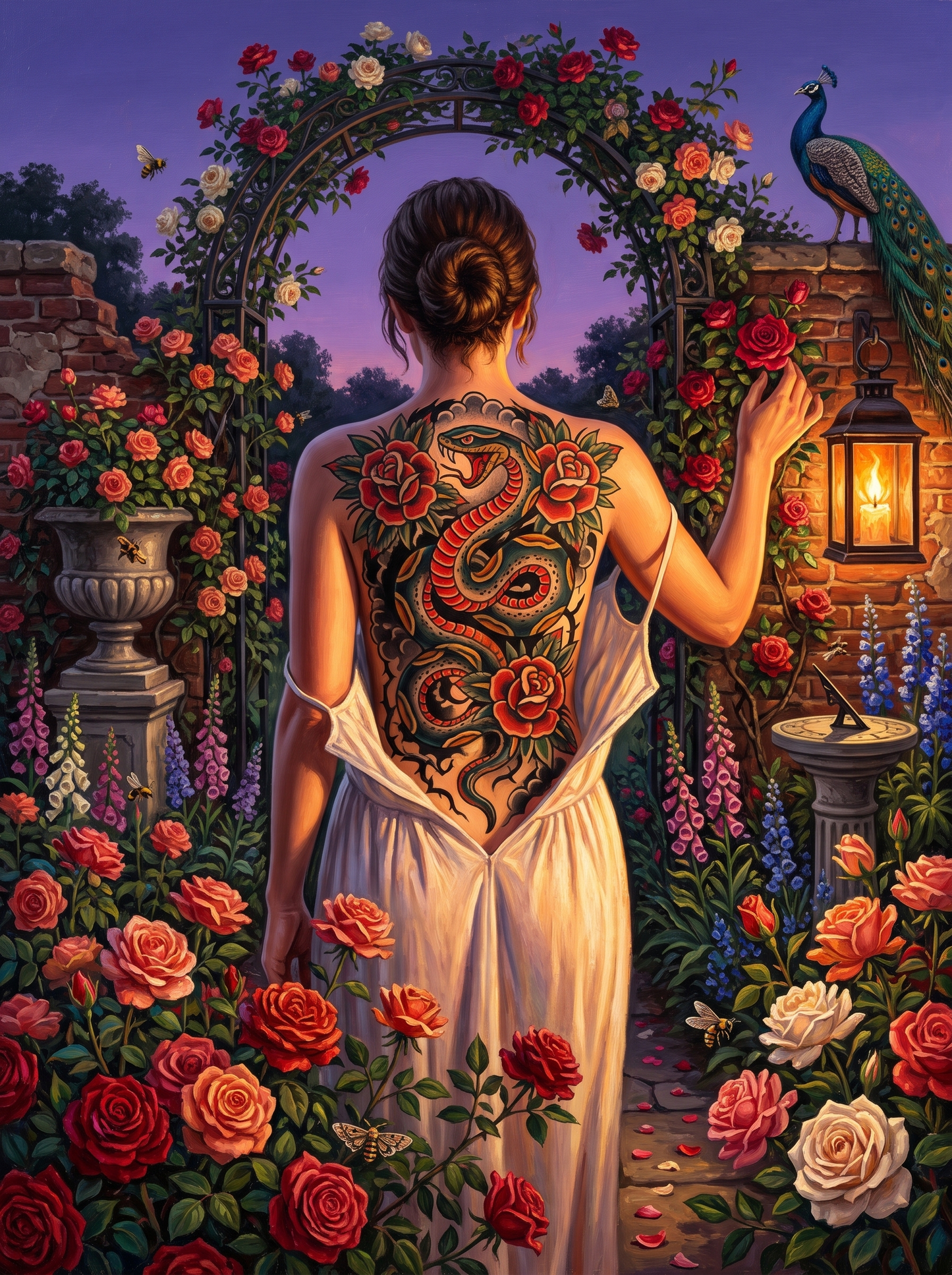 Serpent In The Rose Garden