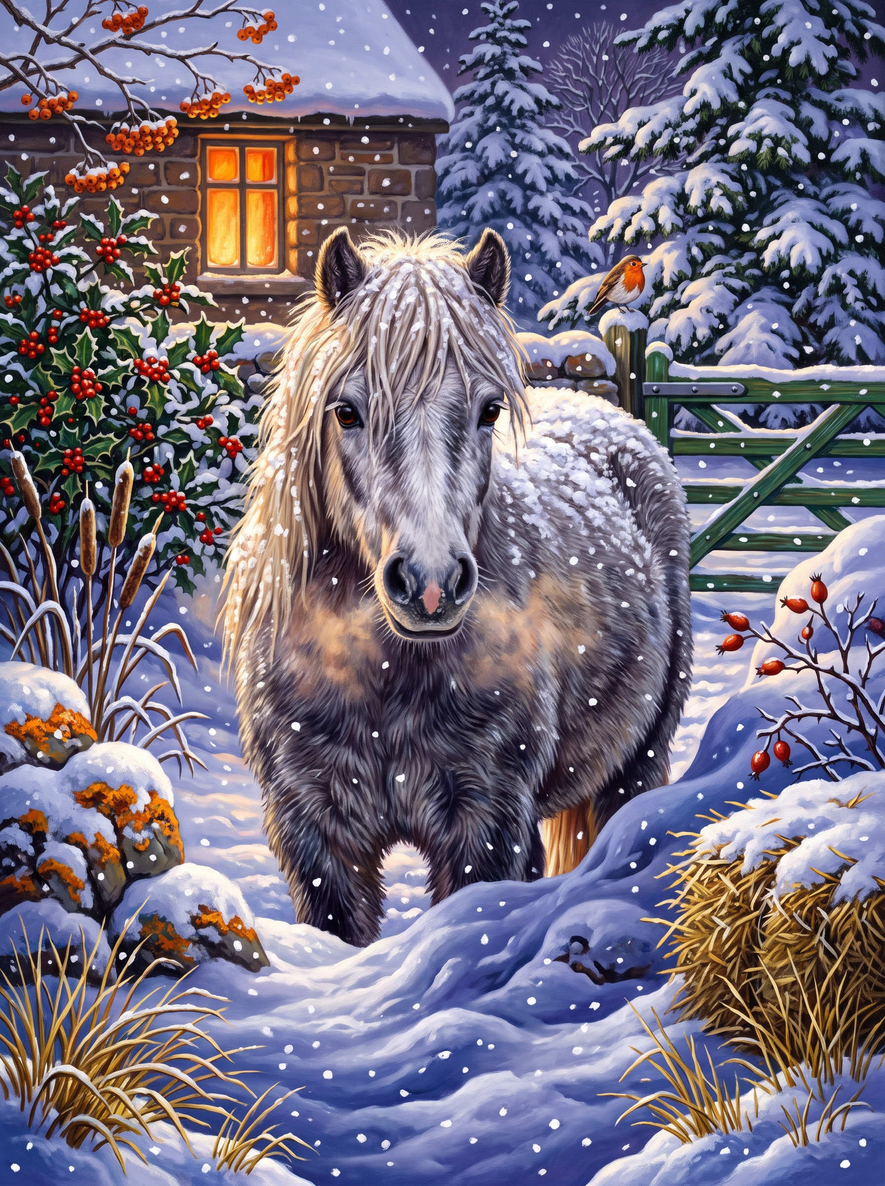 The Pony and the First Snow