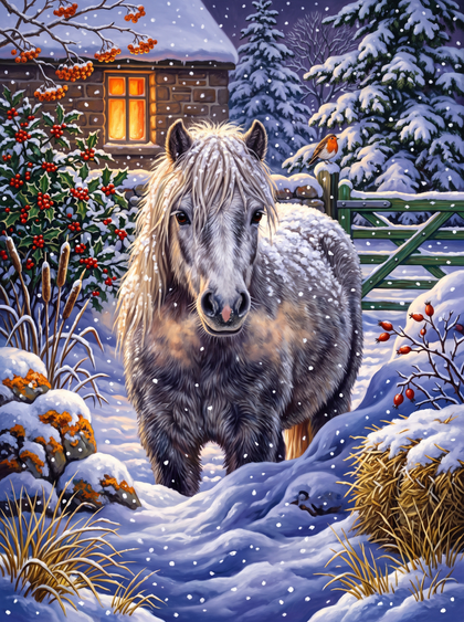 The Pony and the First Snow