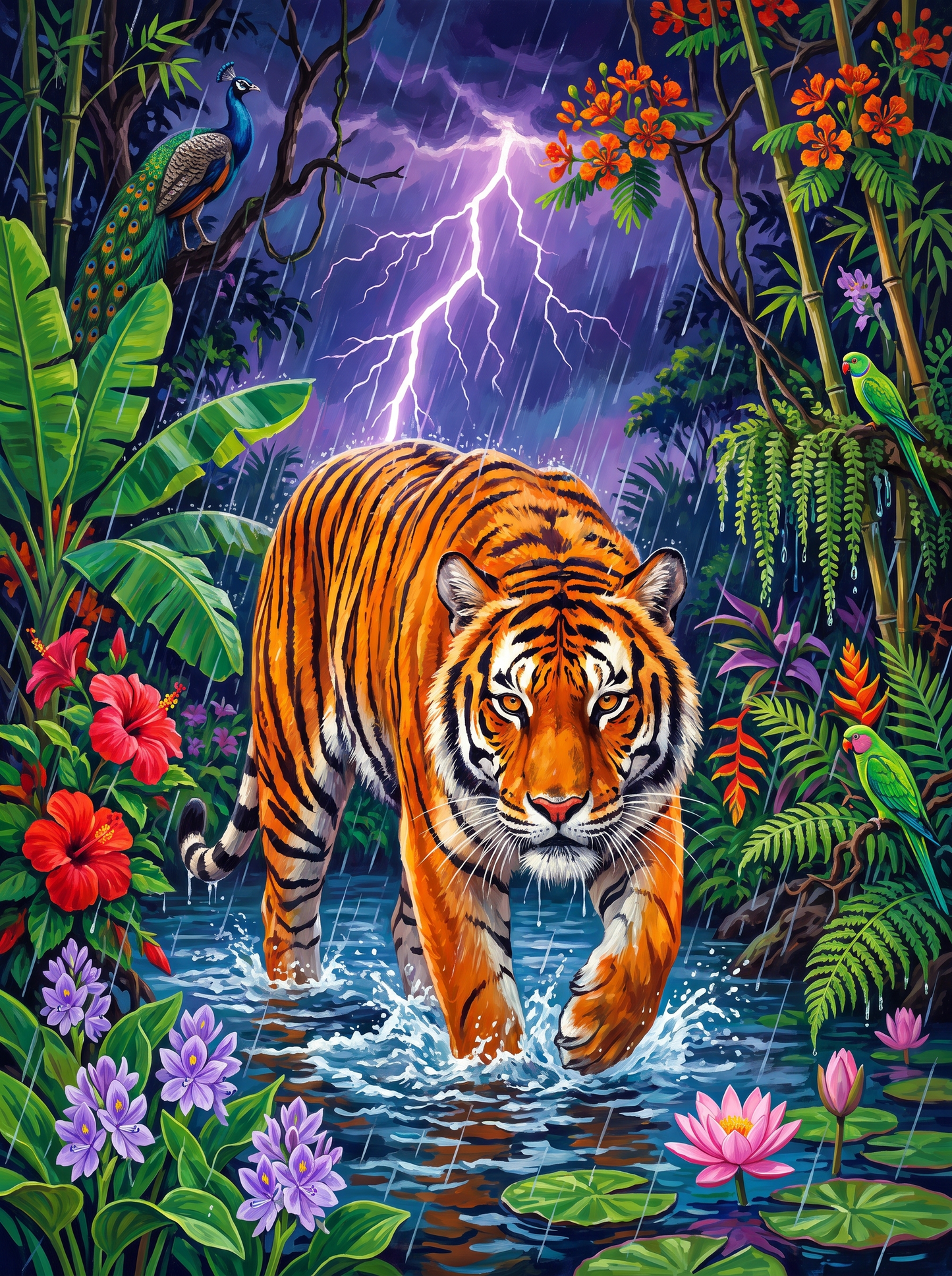 The Tiger Walks Through Thunder