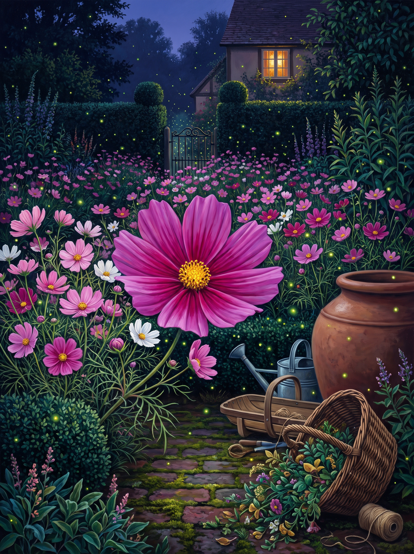 Cosmos and the Firefly Dusk