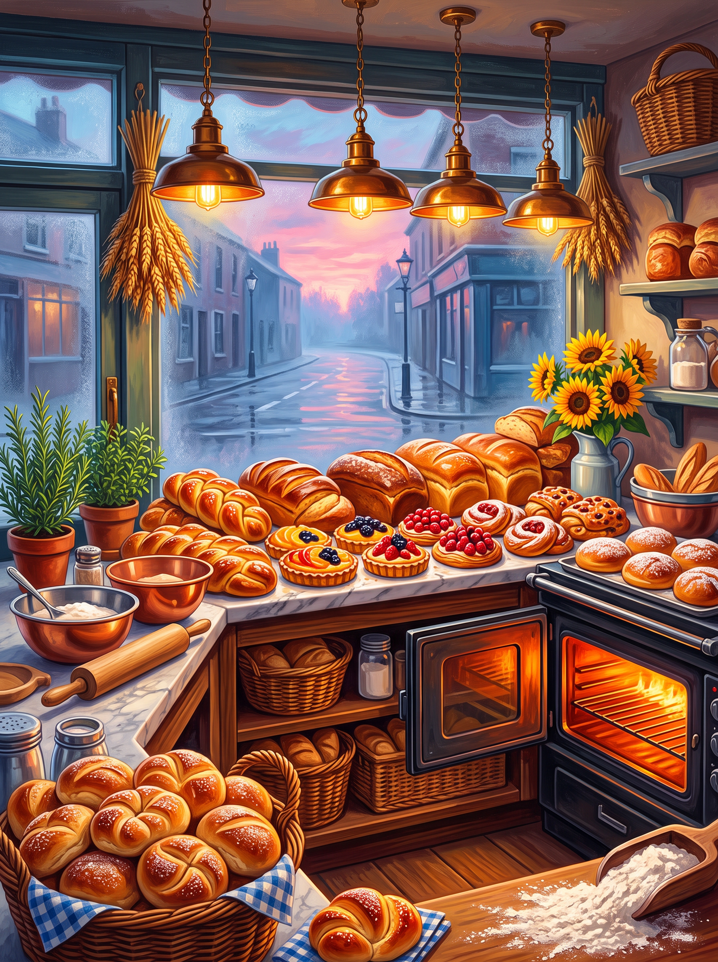 The Bakery Before It Opens