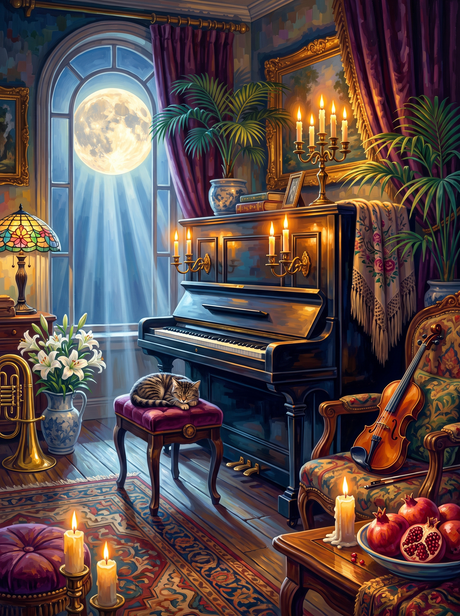 Moonlight on the Piano