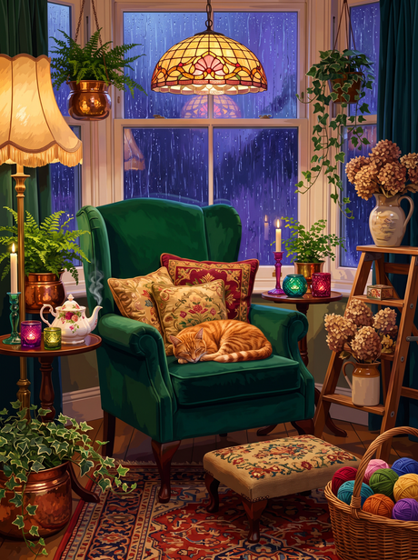 The Cat Has the Reading Chair