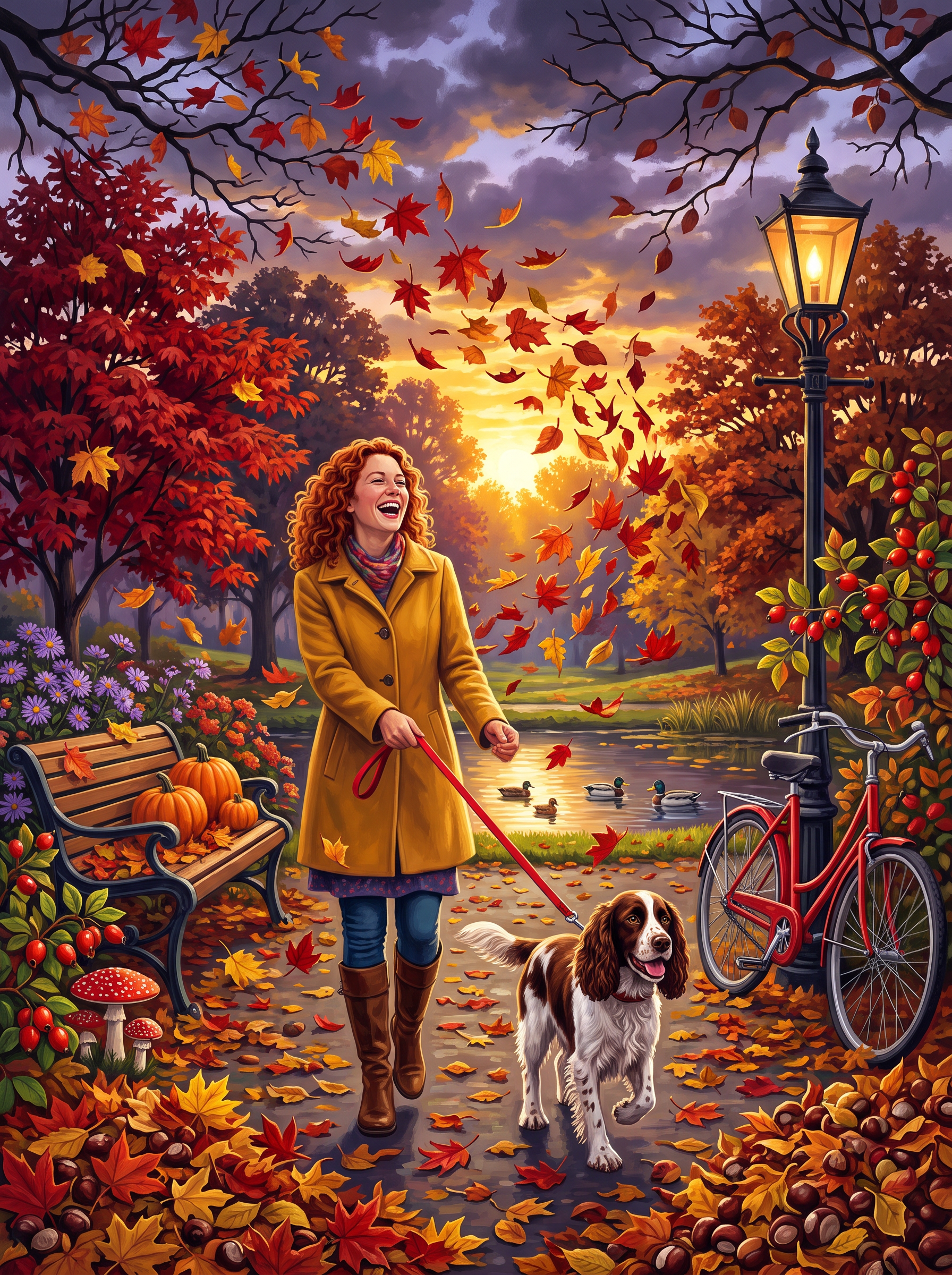 The Dog Walk in the Gale