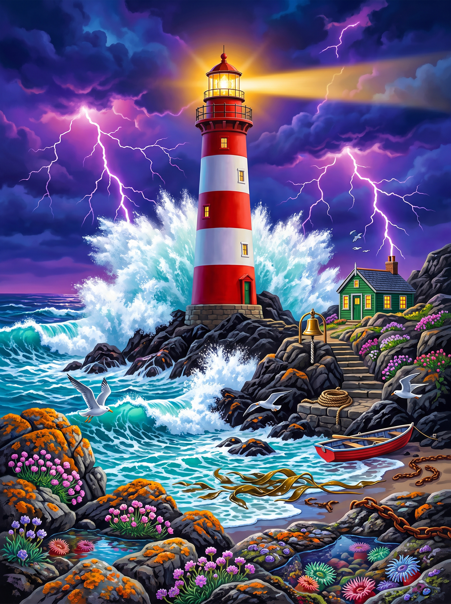 The Lighthouse Holds the Storm