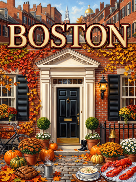 Boston Brick Doorway